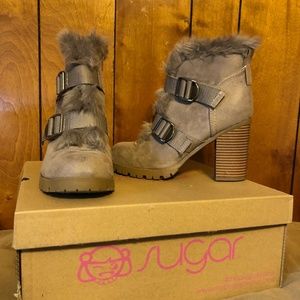 Sugar high heeled boots